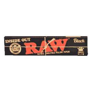 RAW Inside Out Classic Black King Size Slim Rolling Papers