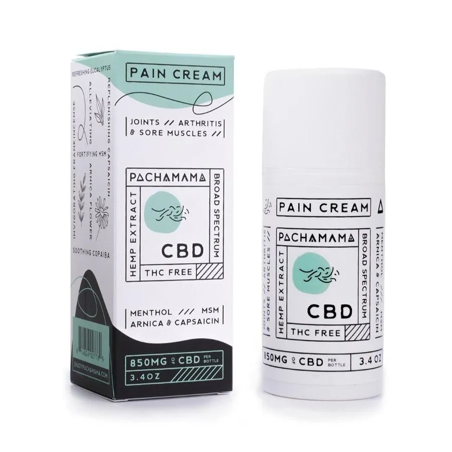 Pachamama cbd pain cream 850mg