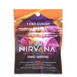 Nirvana Sample Gummy 25mg
