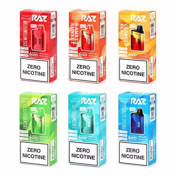 Geek Vape - Raz CA6000 6000 Puff Zero Nicotine Disposable