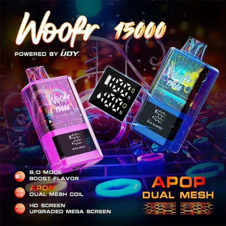 Woofr 15000 Powered by iJoy 20ML Disposable Vape